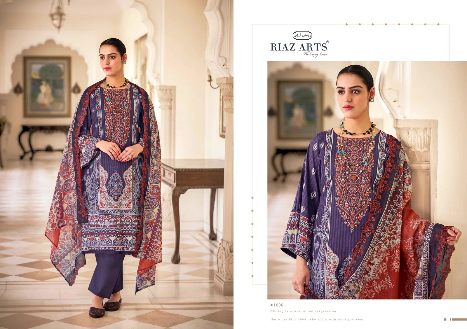 Bin Saeed Vol 9 By Riaz Arts Cotton Printed Dress Material Exporters In India